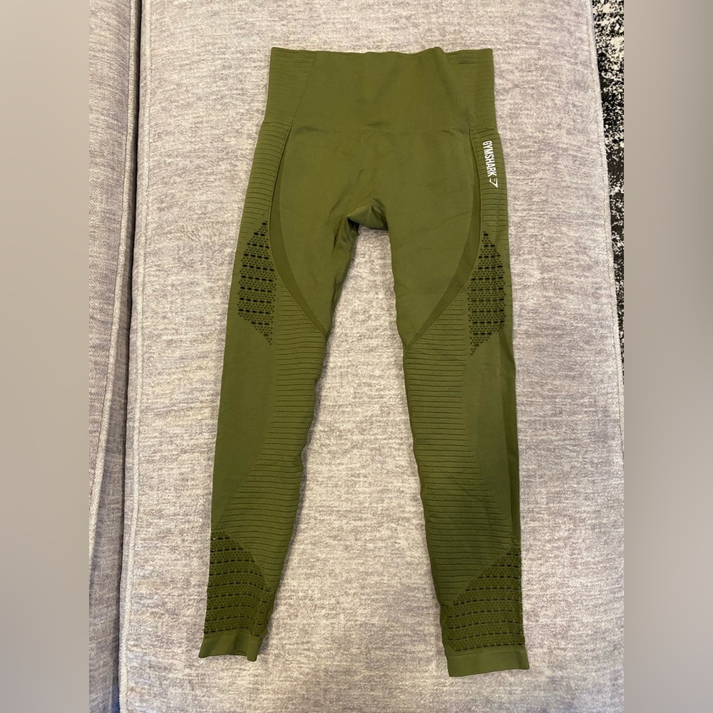 Olive green Gymshark leggings
